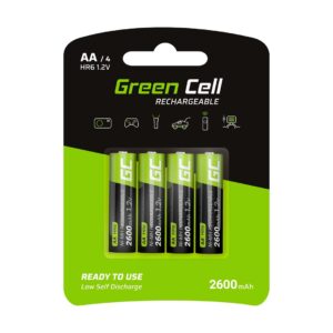 Green Cell GR01 buitinė baterija Įkraunama baterija AA Nikelio-metalo hidridas (NiMH)