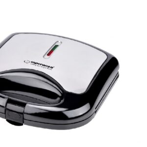 Esperanza ASIAGO sumuštinių keptuvė 1000 W Juoda, Balta