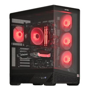 Actina 5901443440314 PC AMD Ryzen™ 5 7500X3D 32 GB DDR5-SDRAM 1 TB SSD NVIDIA GeForce RTX 5060 Ti „Midi Tower“ Juoda