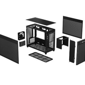 ASUS PRIME AP201 MicroATX „Mini Tower“ Juoda - Image 2