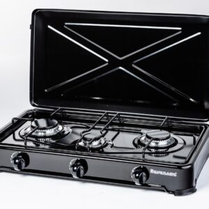 Ravanson K-03TB Juoda, Balta Stalviršis 60 cm Dujinė 3 zone(s) - Image 2