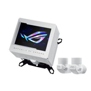 ASUS ROG Ryujin III CPU water block - for Intel and AMD, white