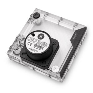 EK Water Blocks EK-Quantum Kinetic3 FLT D5 PWM Reservoir-Pump Combo - 140mm, D-RGB, Acrylic - Image 2