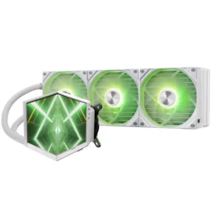 TRYX STAGE ARGB 360 AiO Water Cooling, Dual IPS Display - 360mm, White