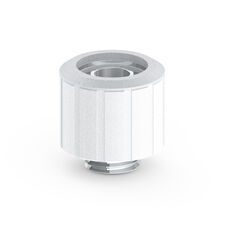 Bitspower Artemis Anschluss gerade G1/4 Zoll AG auf 16/10mm - Arctic weiß