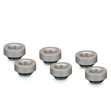 Thermal Grizzly DeltaMate Extender Fitting - MF7, matte nickel, pack of 6