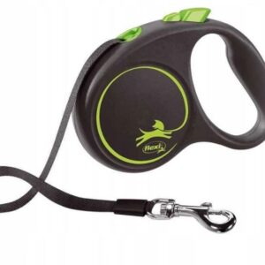 FLEXI Black Design S - automatinis pavadėlis - 5 m