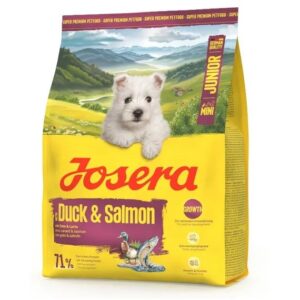 JOSERA Mini Junior Duck & Salmon - sausas maistas šunims - 3kg