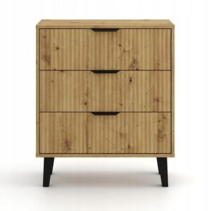 SCANDI 3S SLIM OAK ARTISAN KOMODA - Image 2