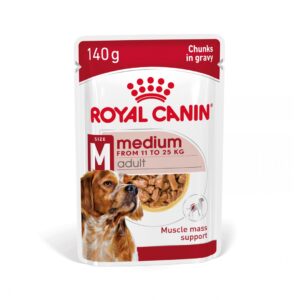 ROYAL CANIN SHN Medium Adult in sauce - drėgnas ėdalas suaugusiems šunims - 10x140g - Image 3