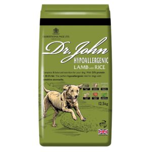 DR JOHN Hypoallergenic lamb with rice - sausas maistas šunims - 12,5kg