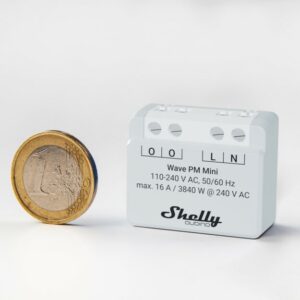 Shelly Qubino Wave PM Mini Išmanusis jungiklis Pilka - Image 2