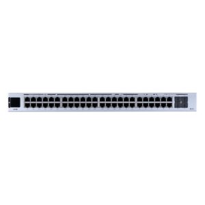 Ubiquiti UniFi USW-48-POE tinklo komutatorius Valdomas L2 Gigabit Ethernet (10/100/1000) Maitinimas per Eternetą (PoE) 1U Nerūdijančiojo plieno - Image 2