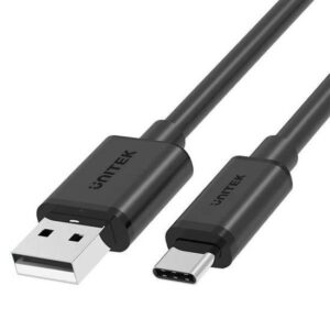 UNITEK C14067BK USB kabelis 1,5 m USB A USB C
