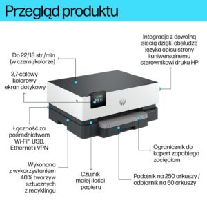 HP OfficeJet Pro Wireless Color Spausdintuvas, Two-sided printing - Image 3