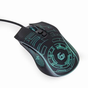 Gembird MUSG-RGB-01 kompiuterio pelė Dešinės rankos USB A tipo 3600 DPI
