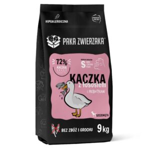 PAKA ZWIERZAKA Puppy Duck with salmon S - sausas maistas šunims - 9kg