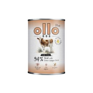 OLLO Plus Collagen Veal - drėgnas ėdalas šunims - 400g