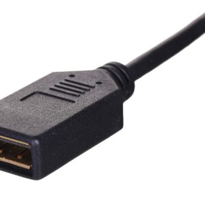 Lanberg AD-0003-BK „DisplayPort“ kabelis 0,12 m Mini DisplayPort Juoda - Image 3