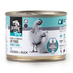 3COTY 53. Chicken + duck Kidney Care - šlapias kačių maistas - 180g