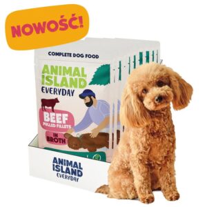 ANIMAL ISLAND Beef Fillets in broth - drėgnas ėdalas šunims - 10x150g - Image 2