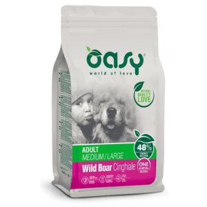 OASY One Animal Protein Adult Medium/Large Wild Boar - sausas maistas šunims - 12kg
