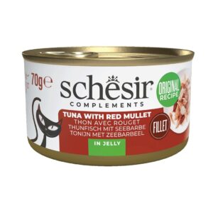 SCHESIR Complements Tuna with red mullet in jelly - šlapias kačių maistas - 70g