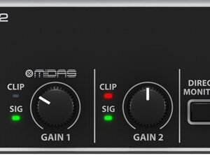 Behringer UMC22 papildoma muzikos įranga Koncertas / studijos įrašas Pradinis stiprintuvas - Image 2