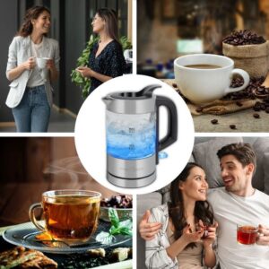 ProfiCook PC-WKS 1228 G elektrinis virdulys 0,5 L 1100 W Nerūdijančiojo plieno, Permatomas - Image 3