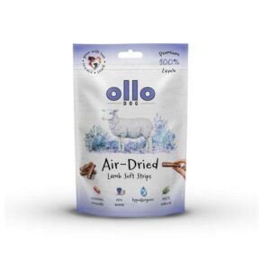 OLLO Air-Dried Lamb strips - skanėstas šuniui - 80g