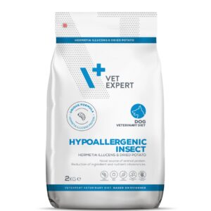 VET EXPERT Veterinary Diet Hypoallergenic Insect Dog - sausas šunų maistas - 2 kg