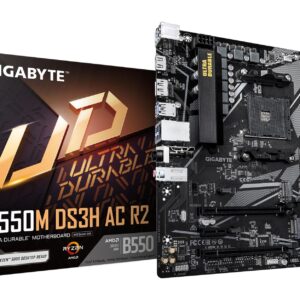 Mainboard|GIGABYTE|AMD B550|SAM4|Micro-ATX|Memory DDR4|Memory slots 4|B550MDS3HACR2