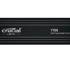 SSD|CRUCIAL|T705|1TB|M.2|PCIe Gen5|NVMe|Write speed 10200 MBytes/sec|Read speed 13600 MBytes/sec|TBW 600 TB|CT1000T705SSD5