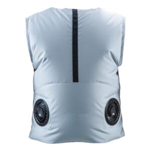 Akumuliatorinė vėdinama liemenė MAKITA DFV214A01, balta, S-L - Image 2