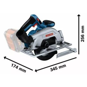 Akumuliatorinis diskinis pjūklas BOSCH GKS 18V-57-2 CT Solo - Image 2