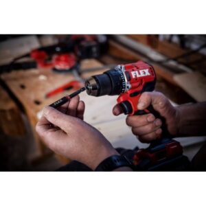 Akumuliatorinis suktuvas-gręžtuvas FLEX DD 2G 18,0V LD 2x2,5Ah - Image 6
