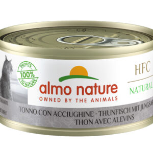 Almo Nature HFC Tuna with Whitebait konservai katėms su tunu ir jaunom sardinėm , 70 g