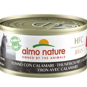 Almo Nature HFC Tuna with Squids tunas su kalmarais konservai katėms, 70 g