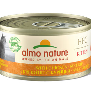 Almo Nature HFC Kitten Chicken vištienos konservai jaunoms katėms, 70 g