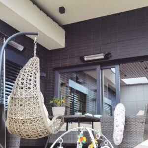 Anglies pluošto infraraudonųjų spindulių šildytuvas Veito BLADE, juodas - Image 3