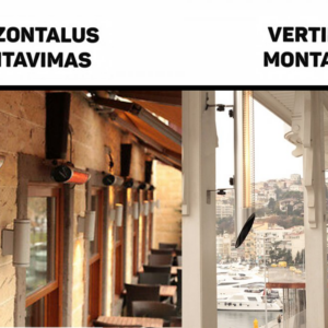 Anglies pluošto infraraudonųjų spindulių šildytuvas Veito BLADE, juodas - Image 4