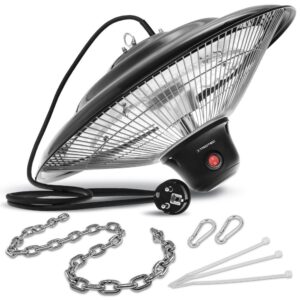 Anglies pluošto infraraudonųjų spindulių šildytuvas Trotec IR 1500 SC - Image 5