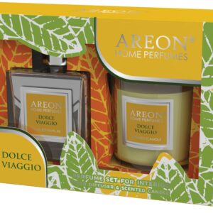 Rinkinys Kvapas 150 ml+žvakė DOLCE VIAGGIO Areon