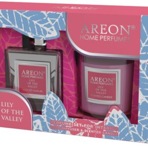 Rinkinys Kvapas 150 ml+žvakė Lily of the Valley