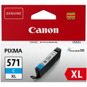 Canon CLI-571XLC ink cartridge, cyan