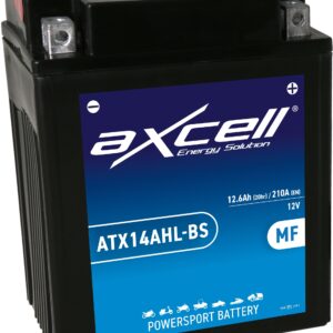 Axcell MF 12Ah 210A -/+ 12V akumuliatorius 135x90x167mm - Image 1