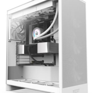 Kompiuterio korpusas|NZXT|H7 Flow|MidiTower|ATX|EATX|MicroATX|MiniITX|Colour White|CM-H72FW-01