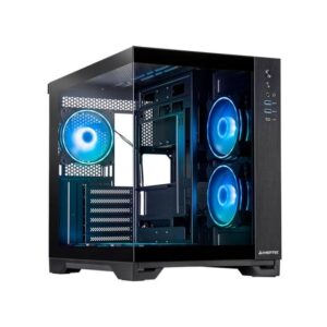 Kompiuterio korpusas|CHIEFTEC|VISIO GM-30B-TG-OP|MidiTower|Kompiuterio korpusas product features Transparent panel|Not included|ATX|MicroATX|MiniITX|Colour Black|GM-30B-TG-OP
