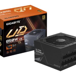 Power Supply|GIGABYTE|UD850GM PG5 V2|ATX 3.1|850 Watts|Efficiency 80 PLUS GOLD|PFC Active|MTBF 100000 hours|GP-UD850GMPG5V2