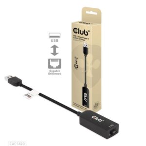 I/O ADAPTER USB3.2 TO RJ45/M/F CAC-1420 CLUB3D